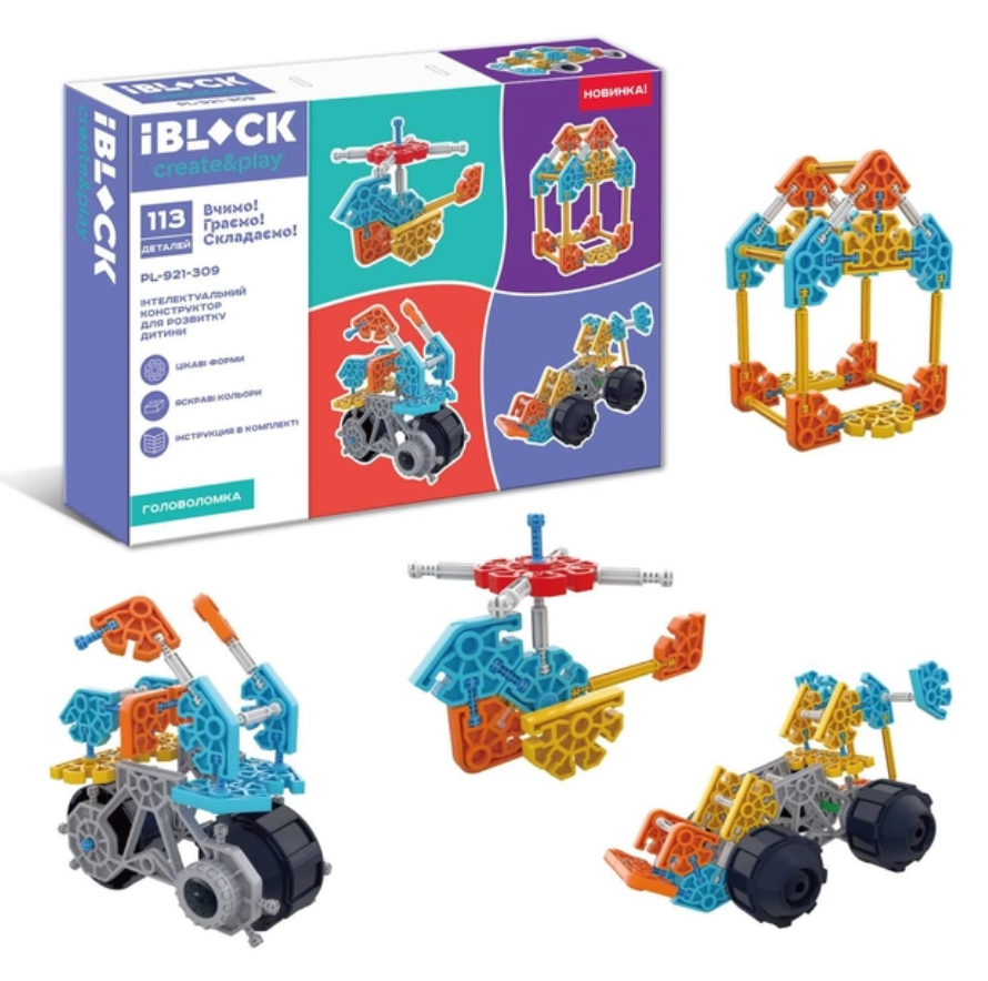 Конструктор Iblock Головоломка 113 дет.