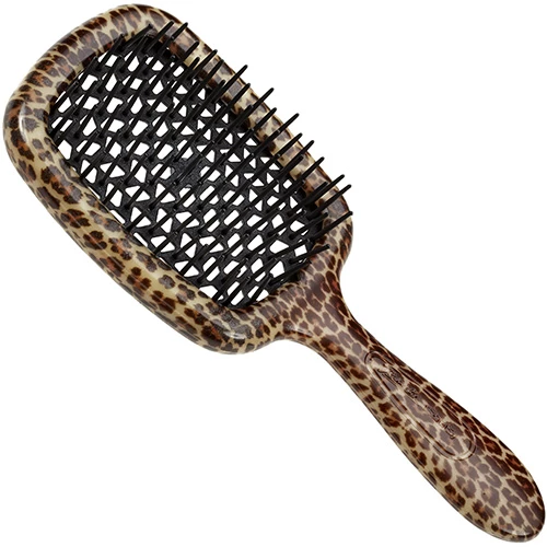 Расческа Janeke 1830 Superbrush Leopard Black (8006060653189)