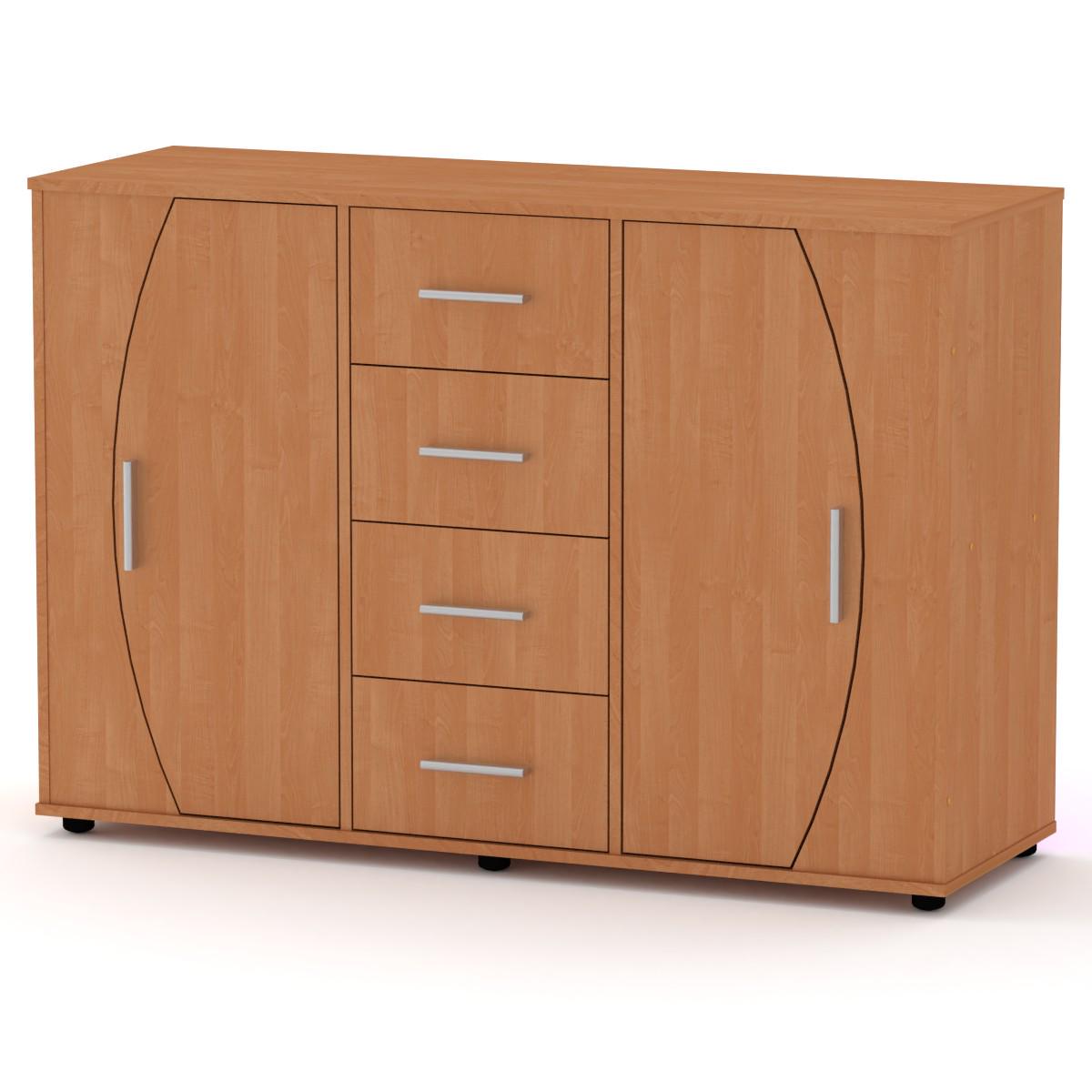 Комод для вещей Компанит 4-2-2 АБС Ольха