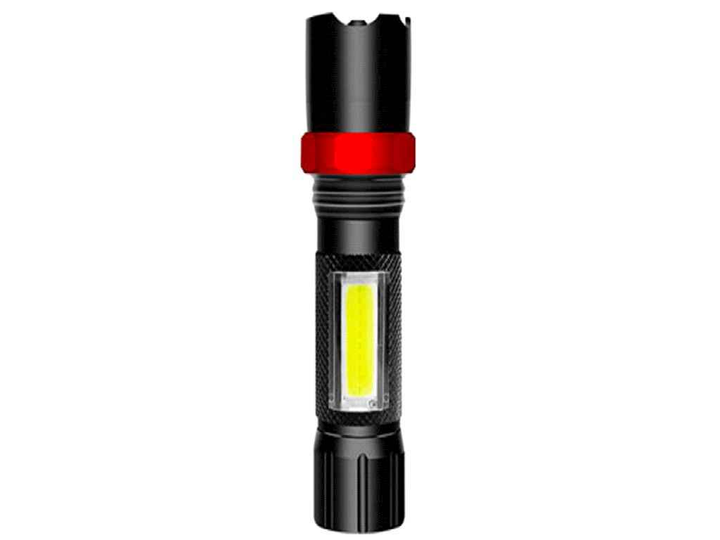 Ручний ліхтар Neomax акумуляторний IP65 500 мАг метал 3 режими з фокусуванням 100х28 мм (NXF010)