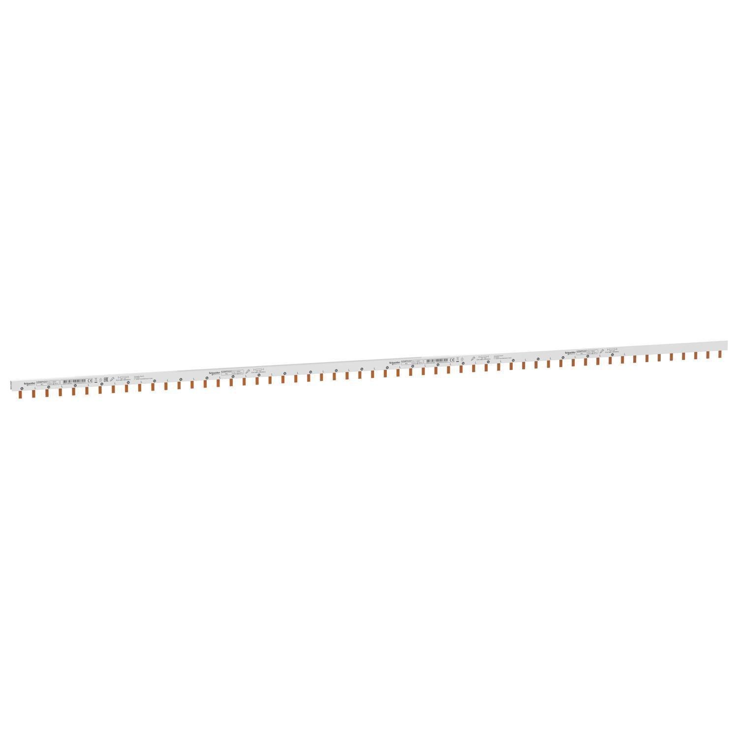 Шина соединительная гребенчатая Schneider Electric PIN Easy9 63A 2P 57 модулей 18 мм (28683784)