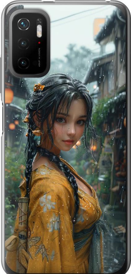 Чехол на Xiaomi Poco M3 Pro Anime-girl (6133u-2369-42517)
