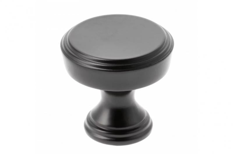 Мебельная ручка-кнопка GTV SONET Черный матовый (GZ-SONET-1-20M)