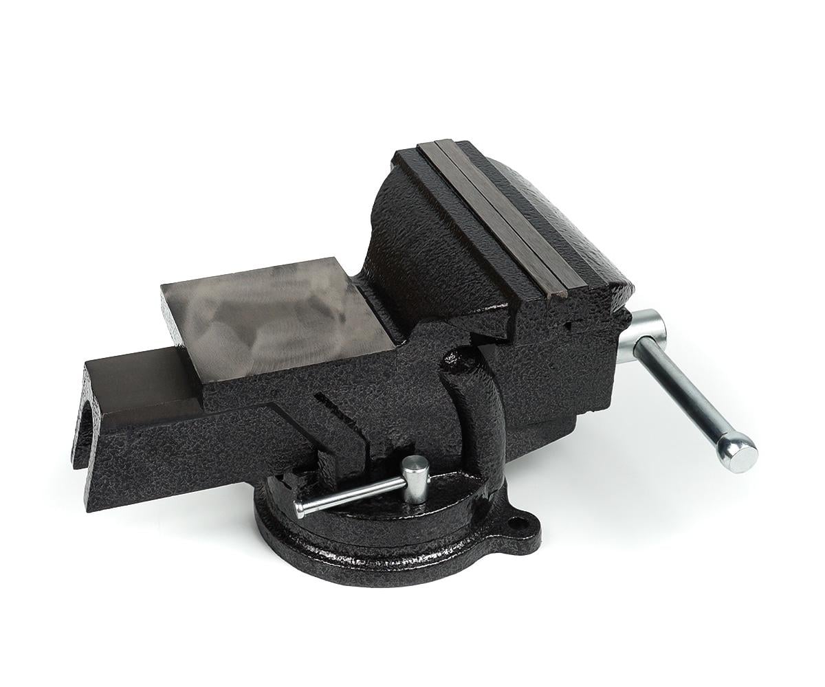 Лещата слюсарні Polax настільні поворотні 150 мм (25-101)