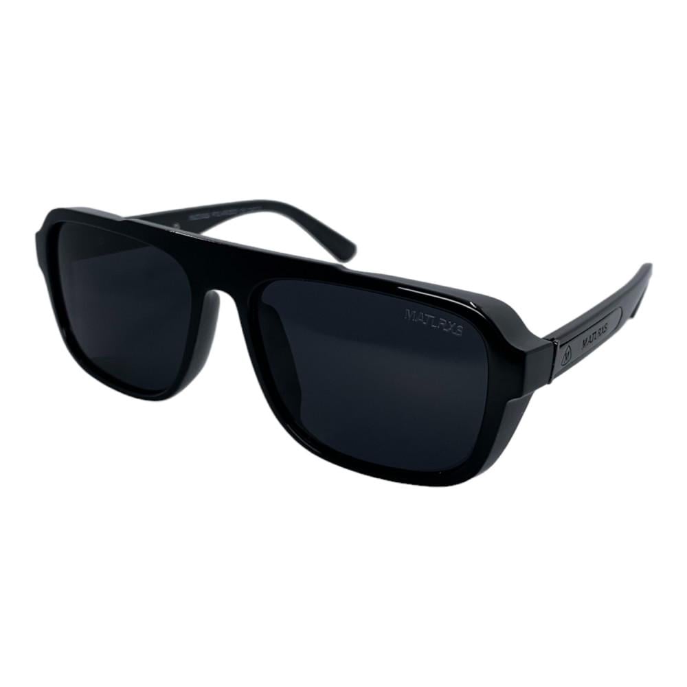 Солнцезащитные очки поляризованные 1876 Matlrxs Polarized Черный Глянцевый (47137)