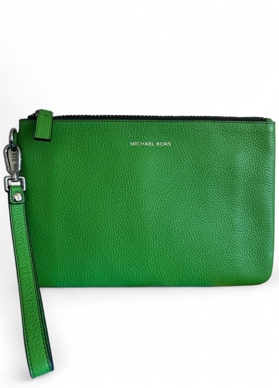 Клатч-унісекс Michael Kors Accessories36U9MACU2L Palm Travel Pouch Embossed Leather Зелений (2763145537)