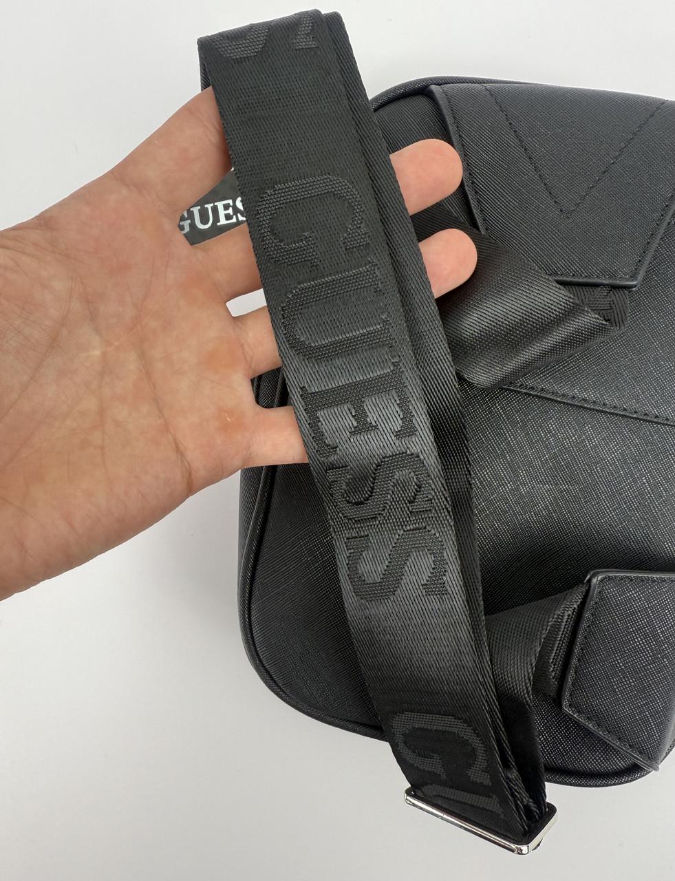 Барсетка через плечо Guess мужская Черный - фото 4 Барсетка через плечо Guess мужская Черный - фото 4