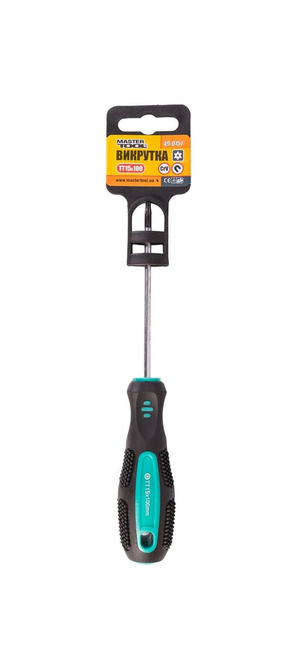 Отвертка Mastertool Torx TT 15х100 мм (49-0151) - фото 2
