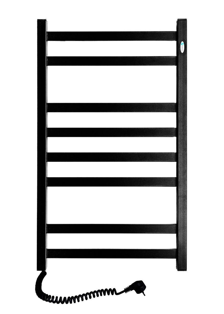 Рушникосушарка електрична NAVIN Авангард ліва 480х800 мм муар Чорний (2134805564)