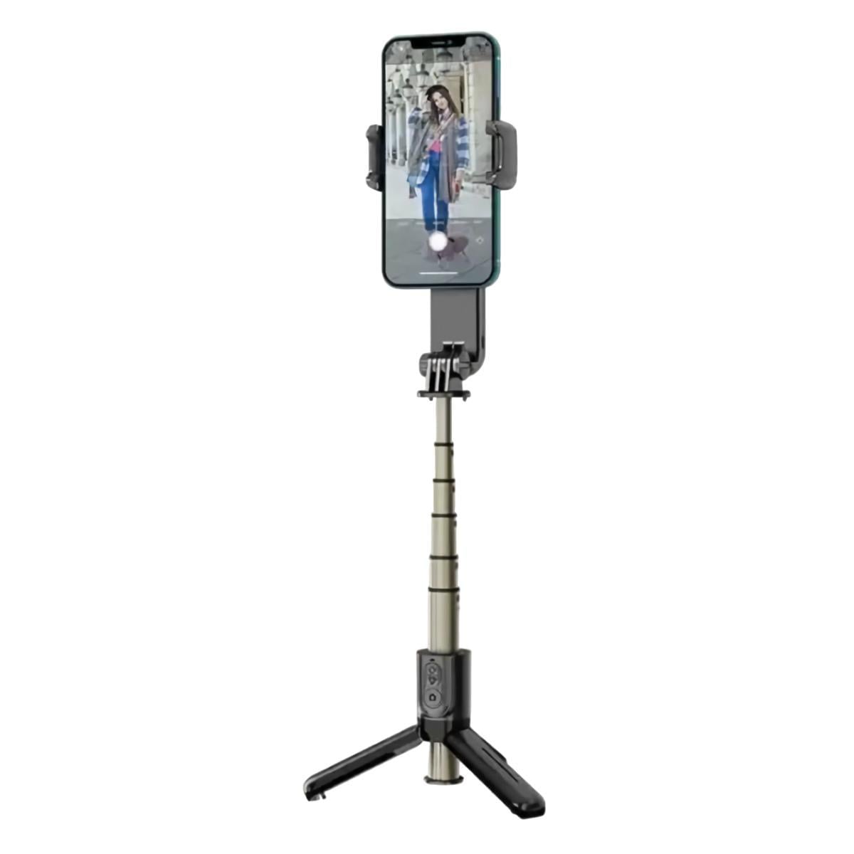 Стедікам стабілізатор Gimbal L09 з LED лампою та Bluetooth кнопкою для телефону Стедікам стабілізатор Gimbal L09 з LED лампою та Bluetooth кнопкою для телефону