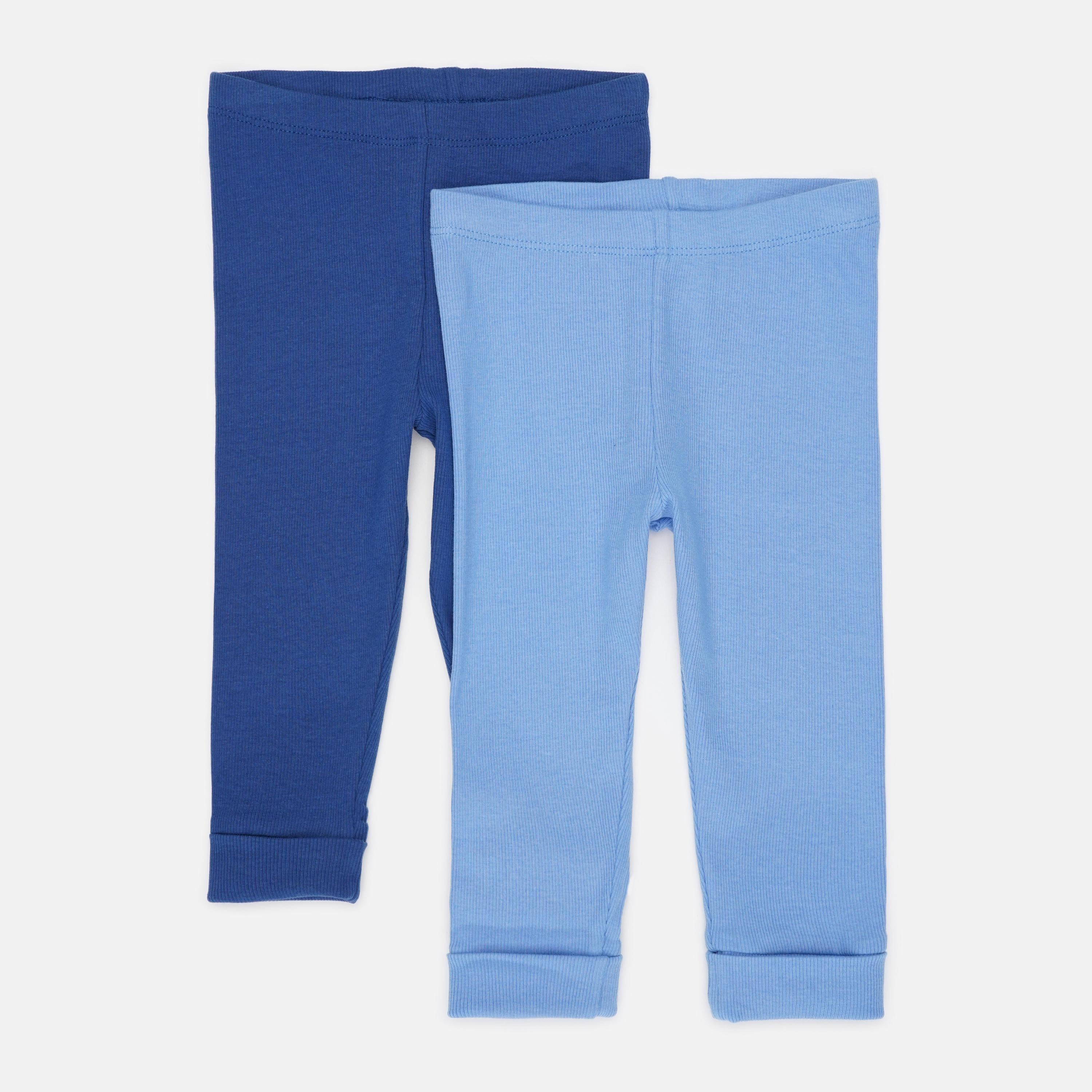 Легінси H&M 2 шт. 80 см Синій/Блакитний (Х241011071483) Легінси H&M 2 шт. 80 см Синій/Блакитний (Х241011071483)