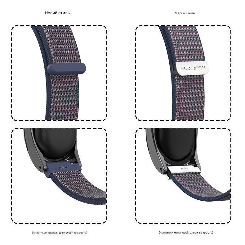 Ремешок для смарт-браслетов MiJobs Nylon Loop GT для Xiaomi Mi Band 4/3-Черный (1382P) - фото 2 Ремешок для смарт-браслетов MiJobs Nylon Loop GT для Xiaomi Mi Band 4/3-Черный (1382P) - фото 2