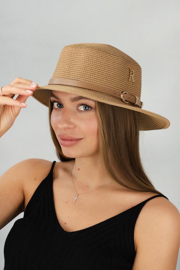 Шляпа женская Braxton канотье Хлоя Темно-бежевый (1712)