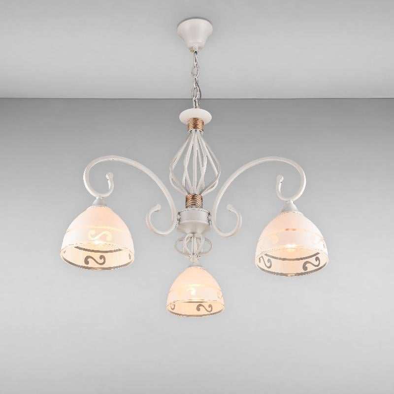 Люстра подвесная Light House SRS-16171/3 на три лампы Белый