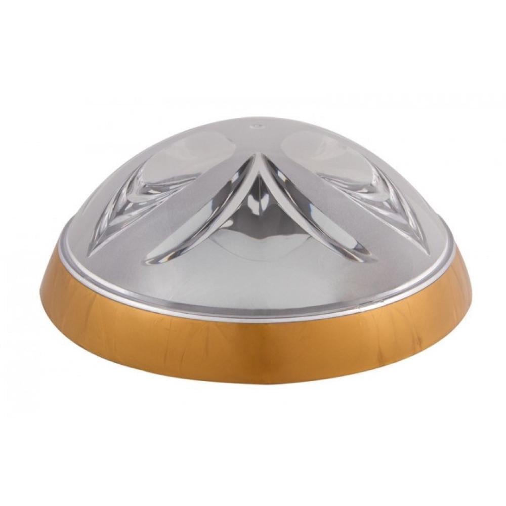 Настінно-стельовий світильник ERKA 1126-G круглий прозорий E27 IP20 Золотий (27550857)