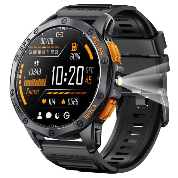 Смарт-часы мужские с компасом и фонариком Smart K56 GPS Max (2665115247)