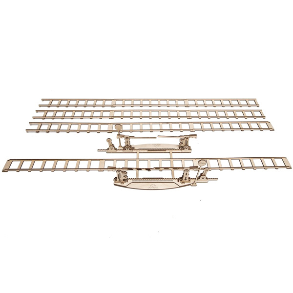 3D пазл механічний UGEARS «Рейки» - фото 3 3D пазл механічний UGEARS «Рейки» - фото 3