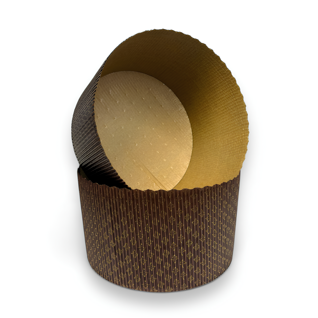 Форма для панетона Good Baking с перфорацией 10 шт. 178х110мм Темно-коричневый (PN011) - фото 4 Форма для панетона Good Baking с перфорацией 10 шт. 178х110мм Темно-коричневый (PN011) - фото 4