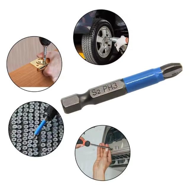 Набір насадок для шурупокрута викрутка/біта 6 шт. (NN-6) - фото 5