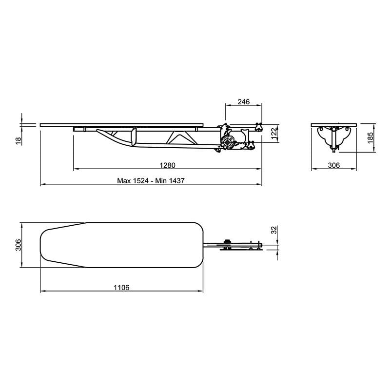 Прасувальна дошка Muller права фанера 1100х300 мм (168931) - фото 10 Прасувальна дошка Muller права фанера 1100х300 мм (168931) - фото 10