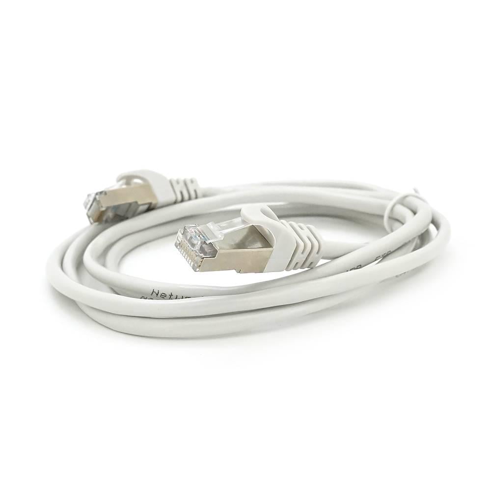 Патч-корд литий Merlion FTP RJ45 Cat,5e 1,5 м CCA Q200 Сірий