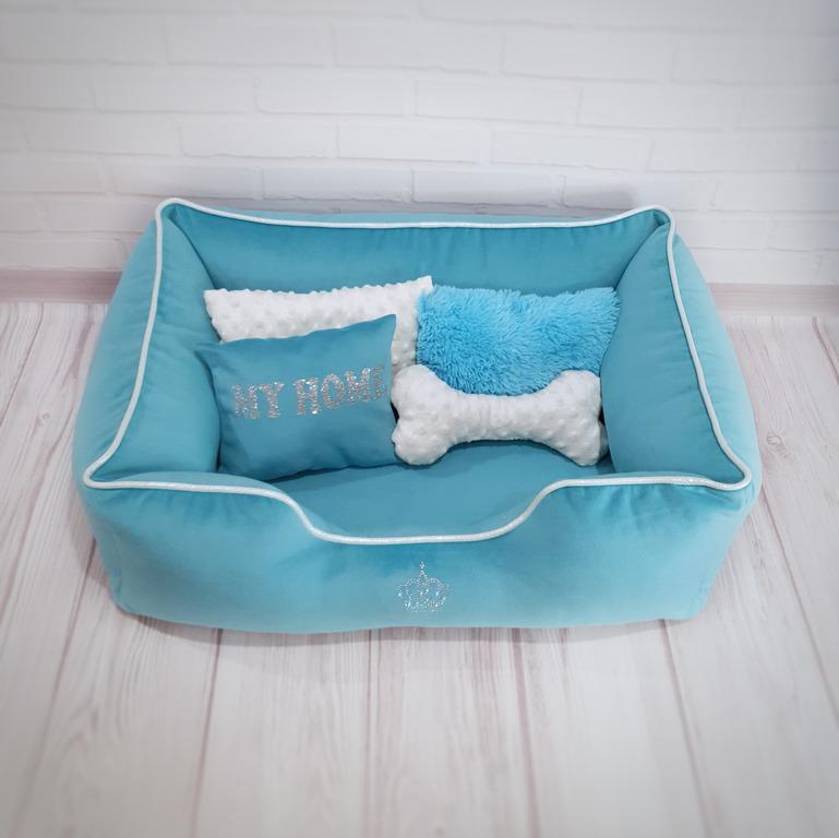 Лежанка для собак Amore mio Cane Брідж My Home до 8 кг 70х50х23 см (DB-0046) - фото 4 Лежанка для собак Amore mio Cane Брідж My Home до 8 кг 70х50х23 см (DB-0046) - фото 4