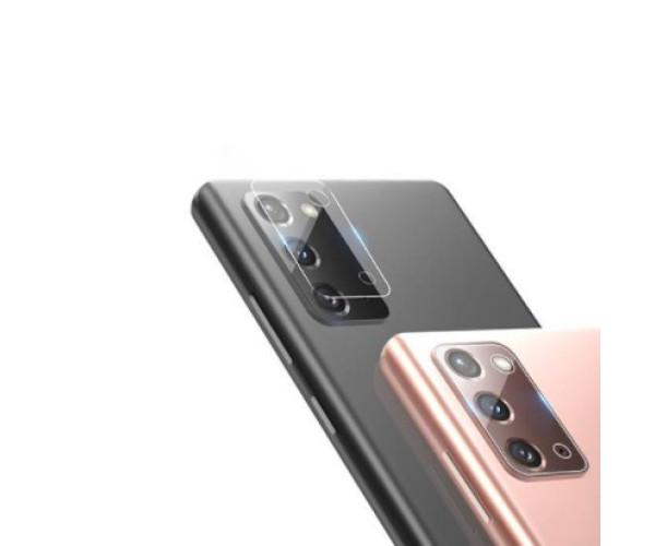 Противоударная гидрогелевая пленка Hydrogel Film для Samsung Galaxy Note 20 на камеру 3 шт, Transparent