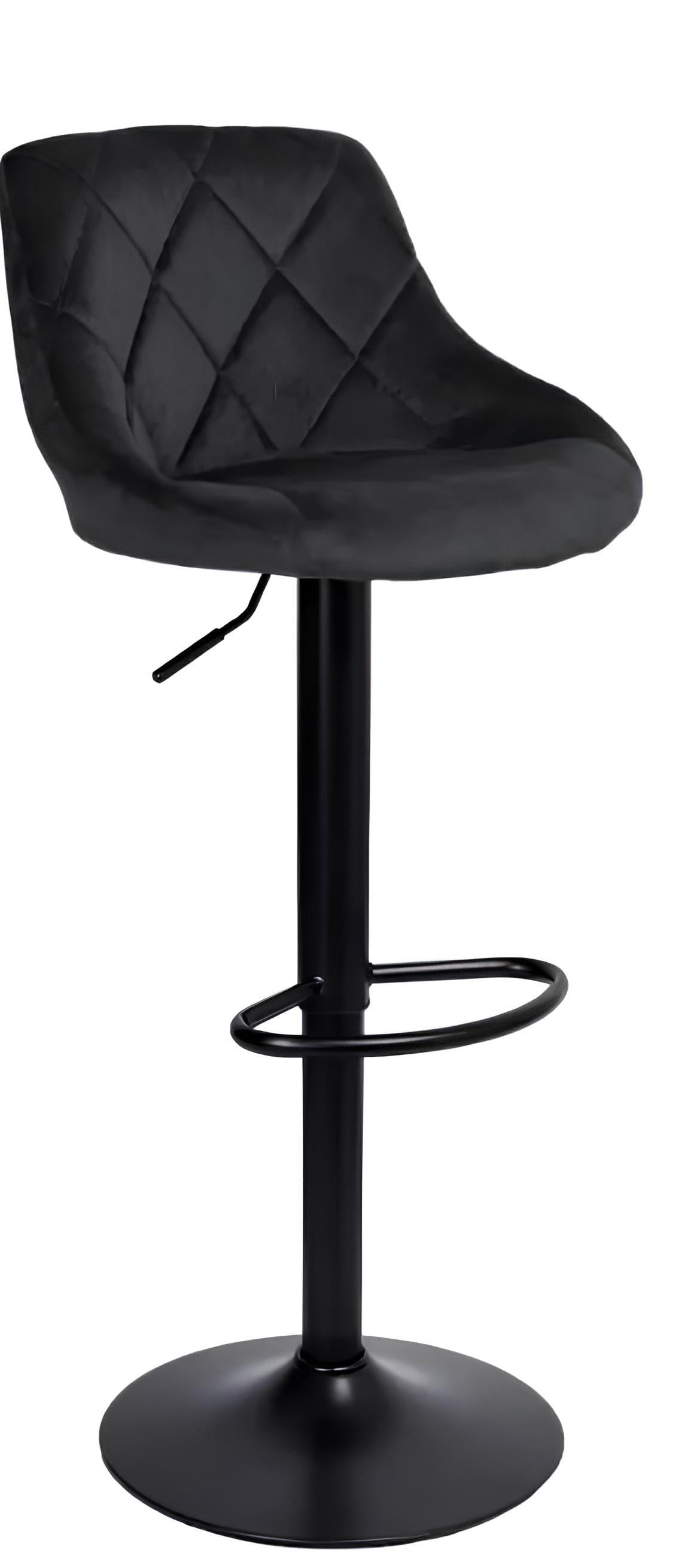 Стул барный Just Sit Toledo Velvet Черный (33164718)