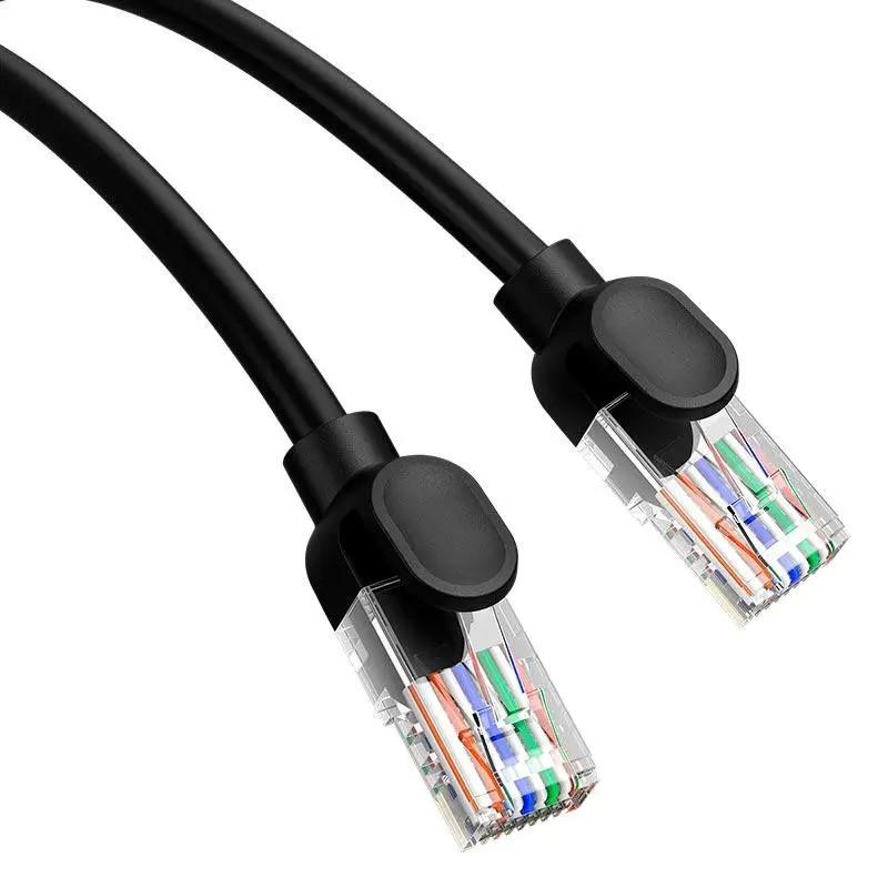 Кабель RJ45 BASEUS CAT5 B00133206111-06 RJ45 круглий 8 м Black (020693) - фото 3