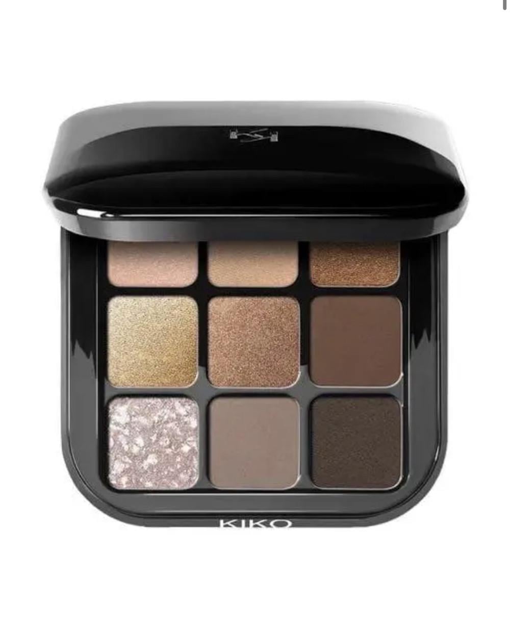 Палетка тіней для повік Kiko Milano Glamour Multi Finish Eyeshadow Palette 01 Earth Tones (37561) Палетка тіней для повік Kiko Milano Glamour Multi Finish Eyeshadow Palette 01 Earth Tones (37561)