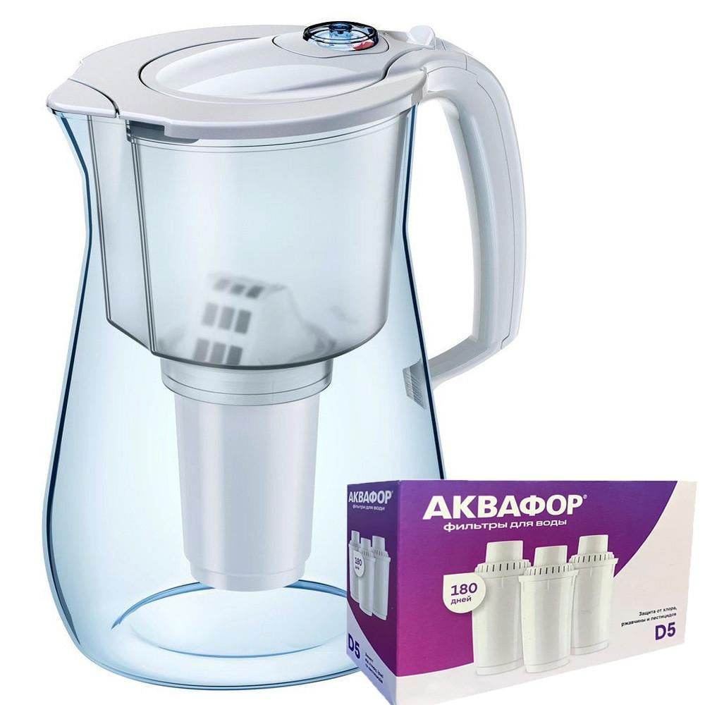 Фильтр-кувшин Аквафор Прованс три модуля D5 Белый (1793585682)