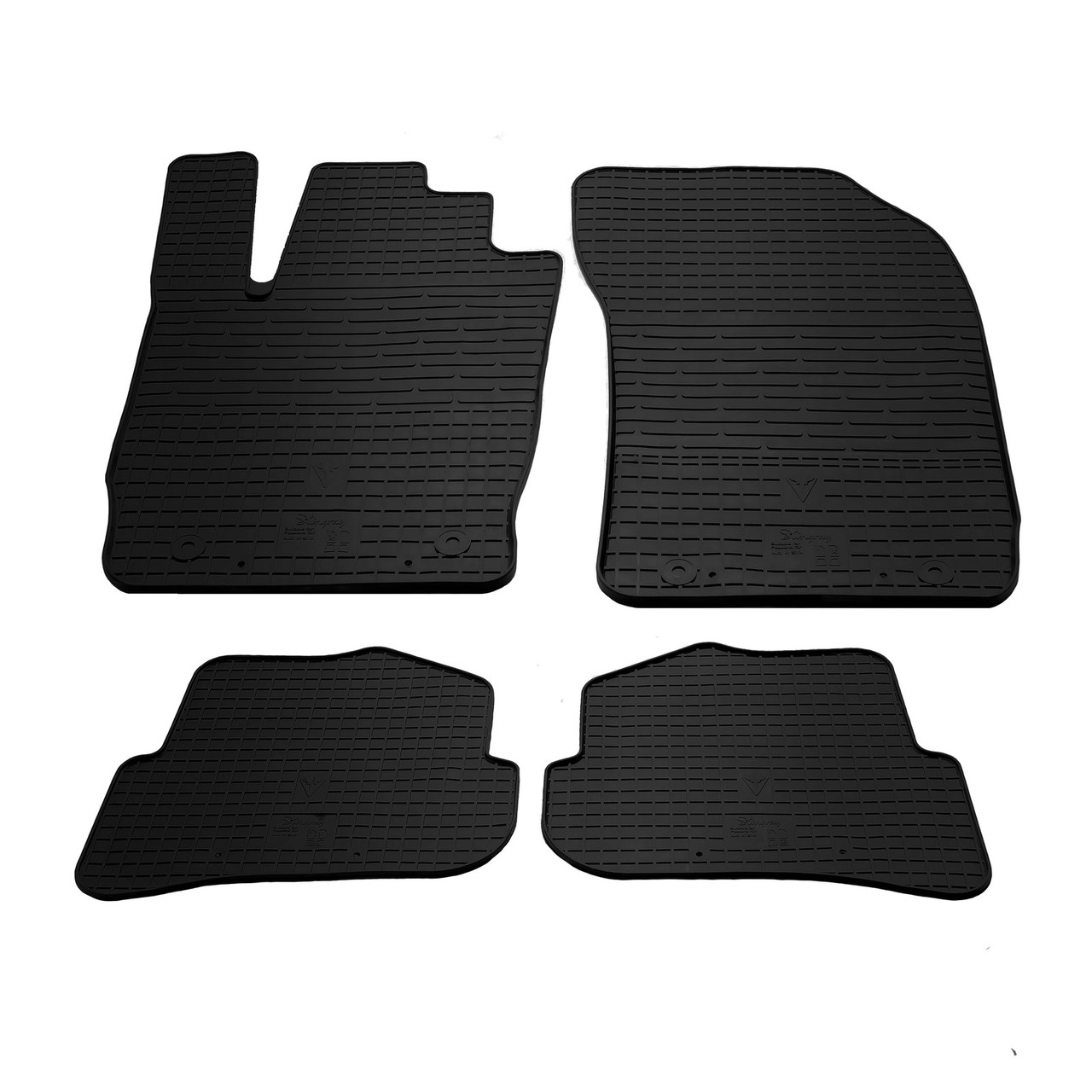 Автоковрики Stingray Audi A1 8X1/8XF 2010- 4 шт. Черный (1545548082)