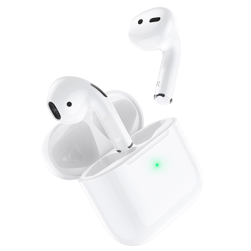 Беспроводные наушники Bluetooth TWS Borofone BW02 Plus для музыки и звонков Белый (2296046868)