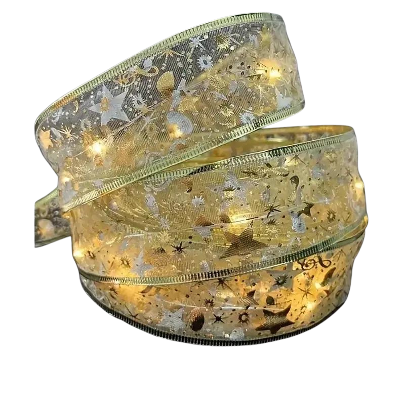 Гирлянда-лента новогодняя для елки на батарейках 5 м 50 LED Белый теплый (D-0037) Гирлянда-лента новогодняя для елки на батарейках 5 м 50 LED Белый теплый (D-0037)