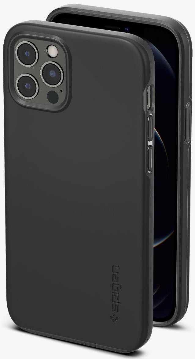 Чохол Spigen Thin Fit ACS01696 для Iphone 12/12 Pro (6.1") Black - фото 15