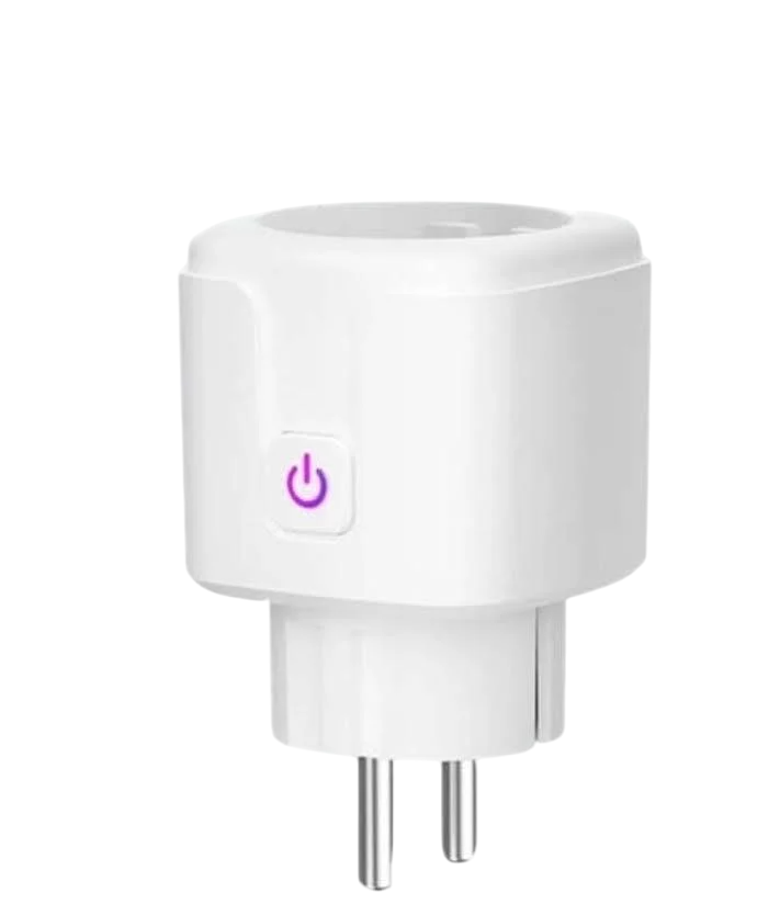 Розетка розумна Tuya Smart Life Wi-Fi 16А з енергометром Білий (рр1)