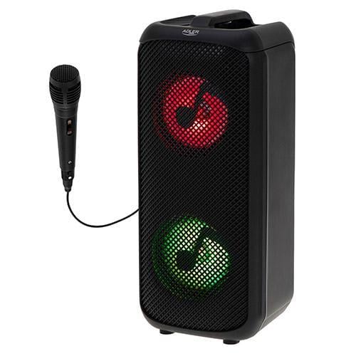 Портативная колонка с подсветкой Adler AD 1903 1500 мАч Black (c0b7cae8)