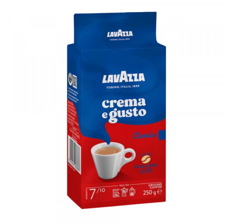 Кофе молотый Lavazza Crema E Gusto Classico 250 г (22405873)