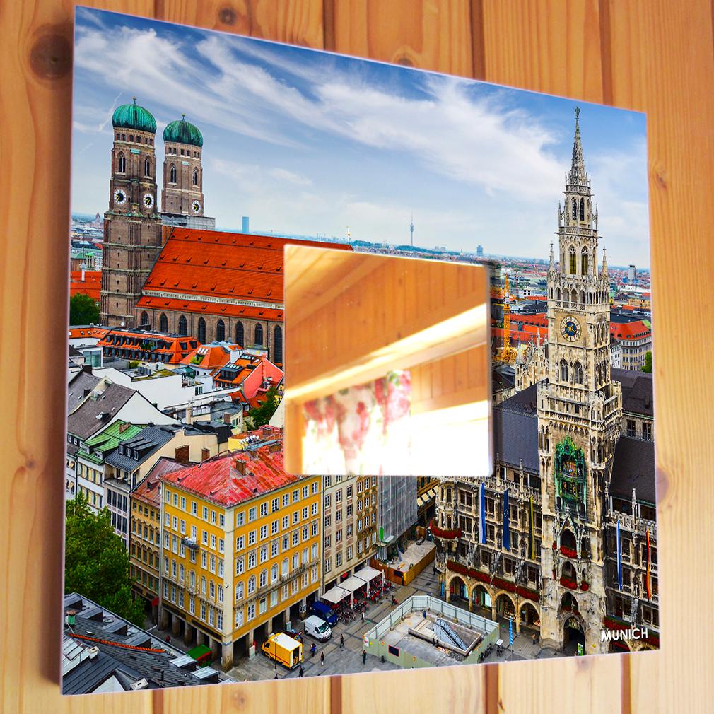 Зеркало декоративное Мюнхен 260х260 мм (M04063)