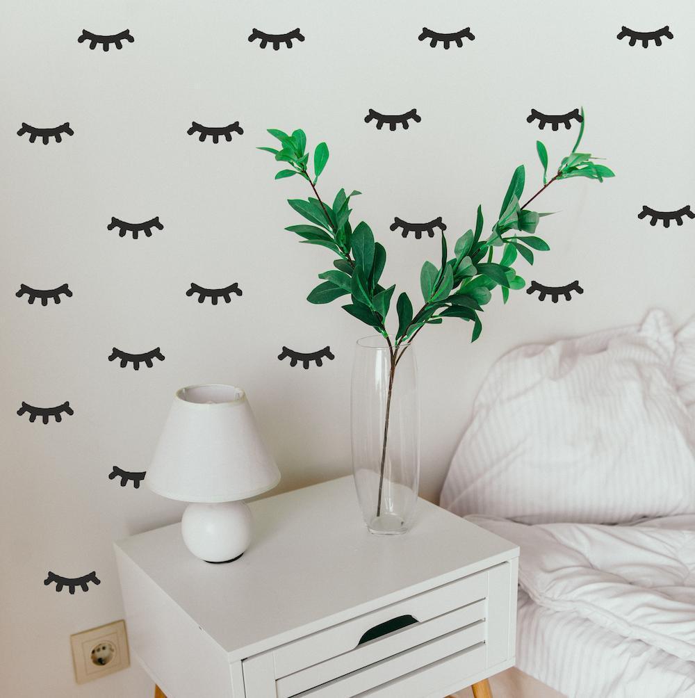 Наклейки на стены детские LIPKO Реснички (158)
