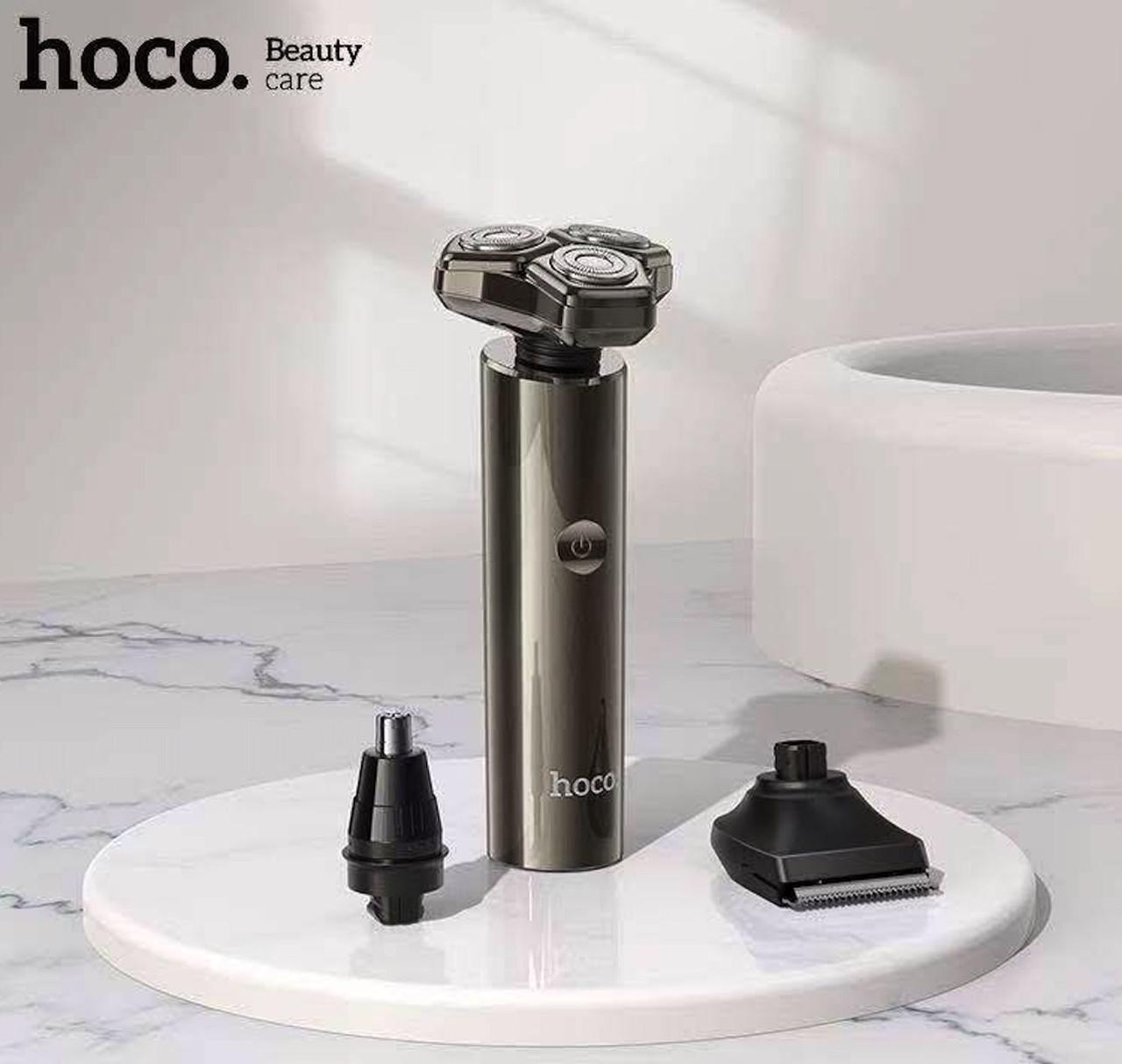 Електробритва Hoco HP36 3в1 5 Вт акумуляторна 600 мАч Сірий (2670365418) - фото 4 Електробритва Hoco HP36 3в1 5 Вт акумуляторна 600 мАч Сірий (2670365418) - фото 4