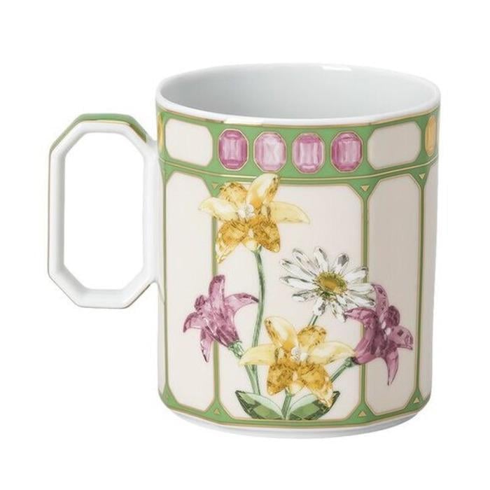 Кружка для чая Rosenthal IDYLLIA Swarovski x Королевская мухоловка фарфоровая 390 мл в зеленой рамке (2668535) Кружка для чая Rosenthal IDYLLIA Swarovski x Королевская мухоловка фарфоровая 390 мл в зеленой рамке (2668535)