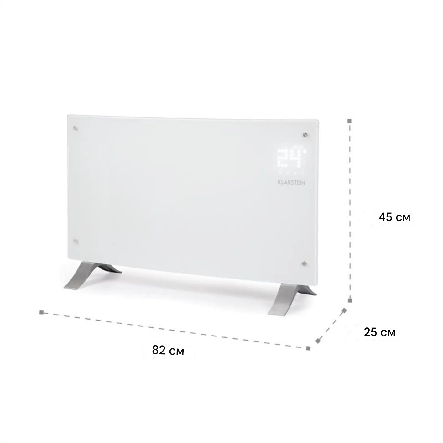 Конвекторний обігрівач KLARSTEIN Bornholm Curved Ambient 2000 Вт (10033062) - фото 8 Конвекторний обігрівач KLARSTEIN Bornholm Curved Ambient 2000 Вт (10033062) - фото 8