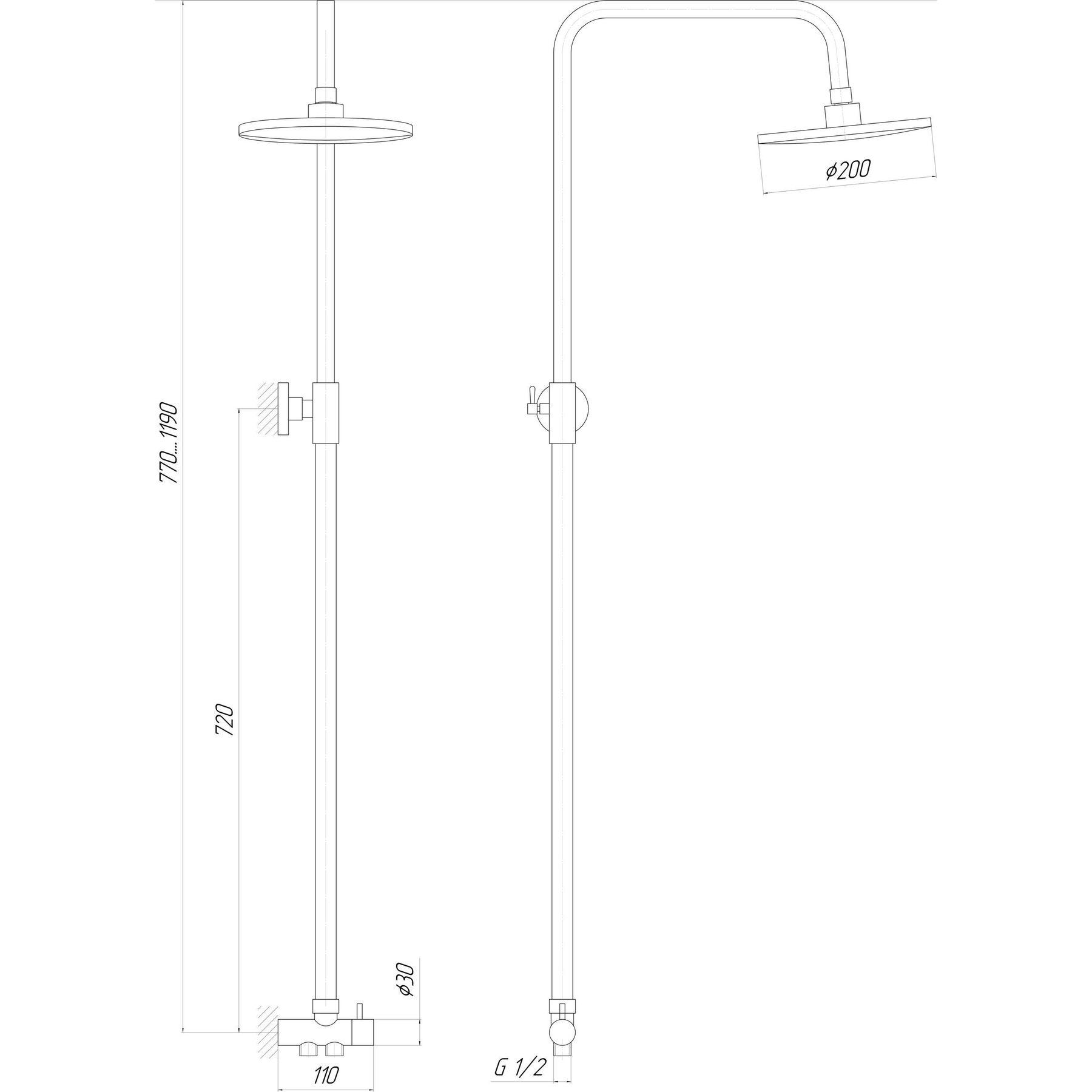 Душова колона Globus Lux Lazer GL-BAR-0101 - фото 5