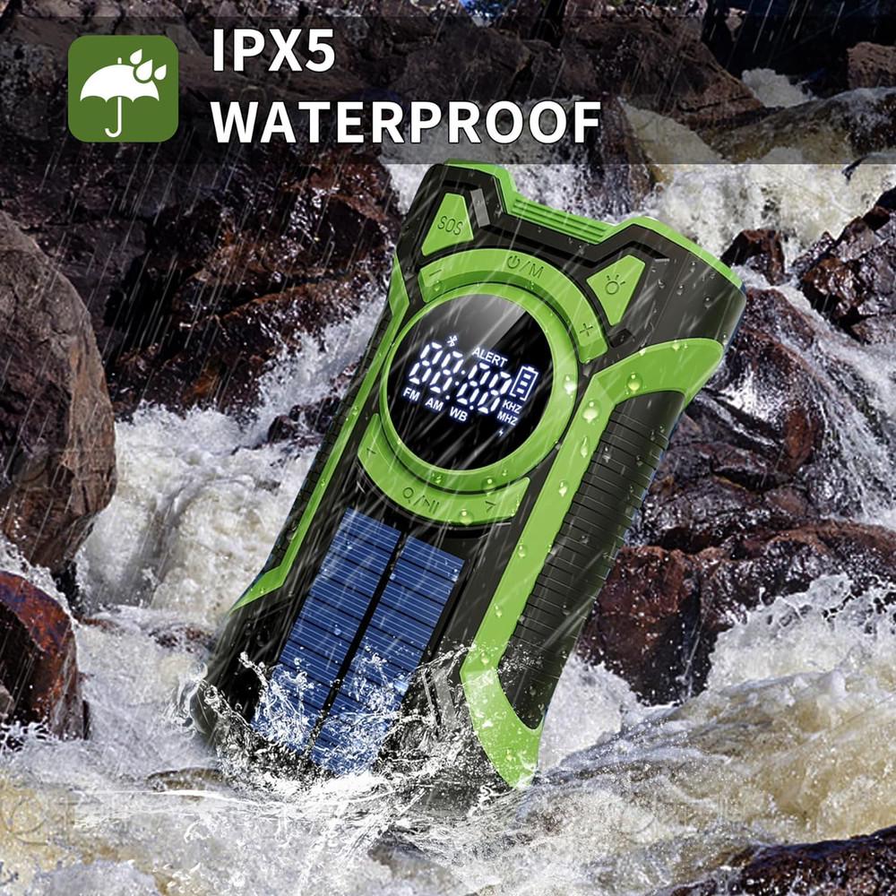 Повербанк Bluetooth IP65 з ліхтариком і сонячною зарядкою - фото 5 Повербанк Bluetooth IP65 з ліхтариком і сонячною зарядкою - фото 5