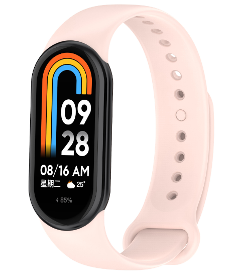 Ремінець CDK для Xiaomi Mi Smart Band 9 Silicone Sport Band Pink sand (015812)