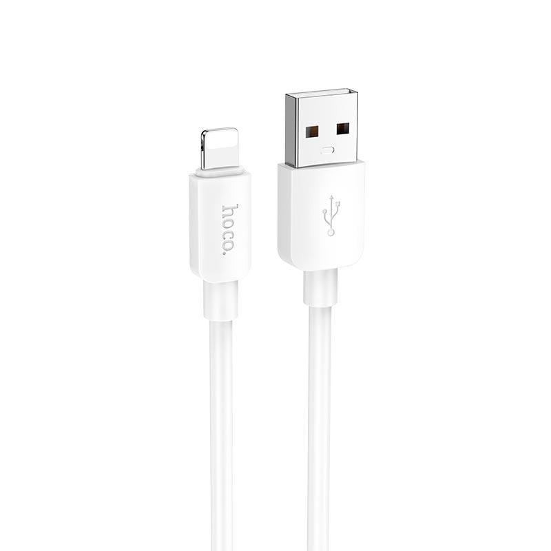 Кабель Hoco X96 USB to Lightning 1 м White