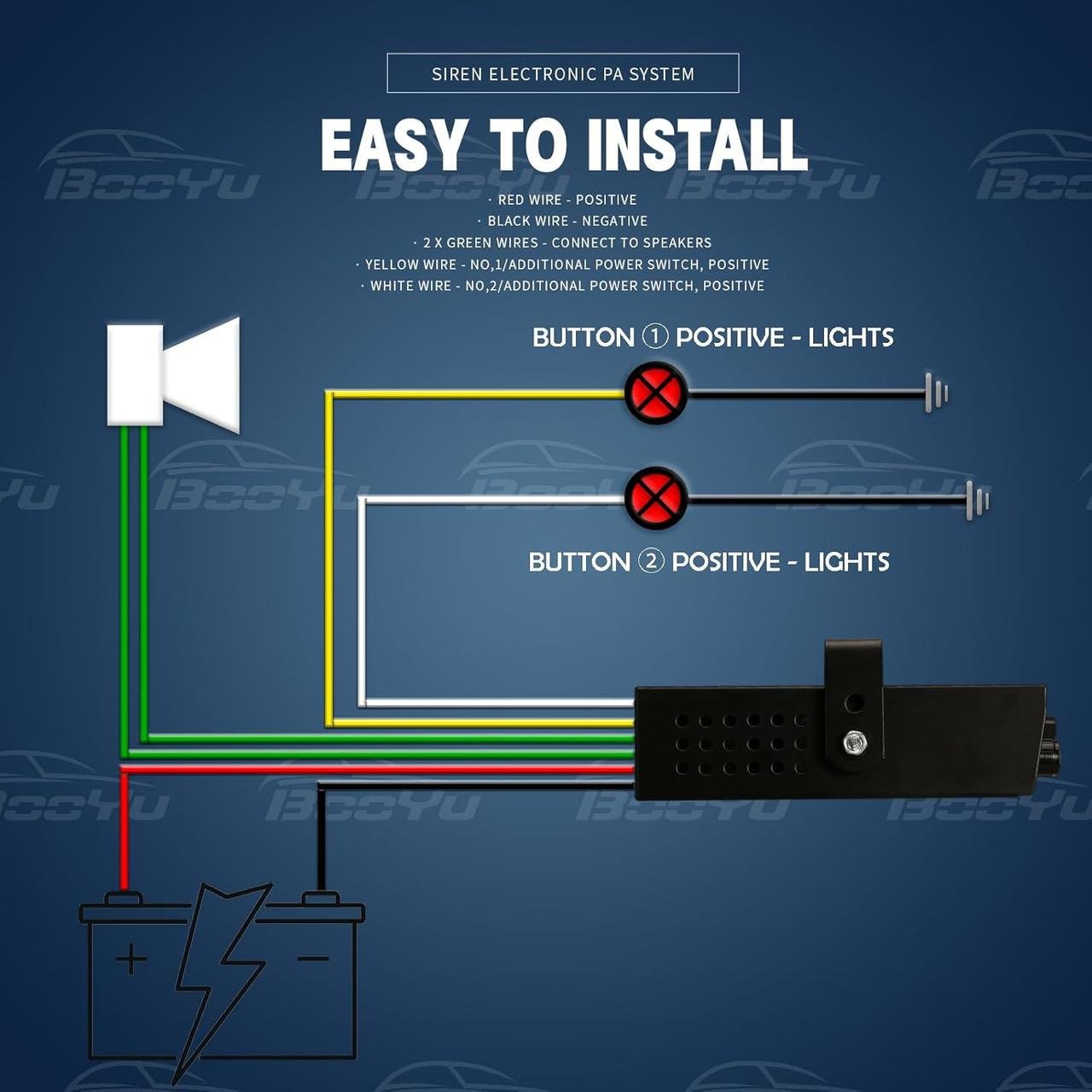 Спецсигнал Federal Signal CJB-200W 12V 300W (2491167824) - фото 5 Спецсигнал Federal Signal CJB-200W 12V 300W (2491167824) - фото 5
