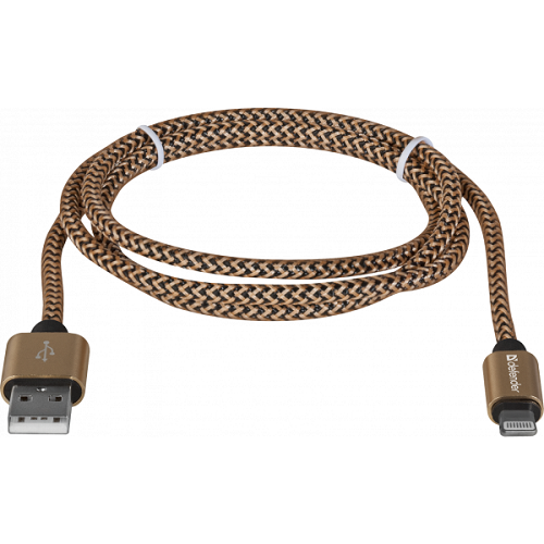 Кабель USB AM to Lightning M 01-03T PRO 1 м Золотистый (87806)