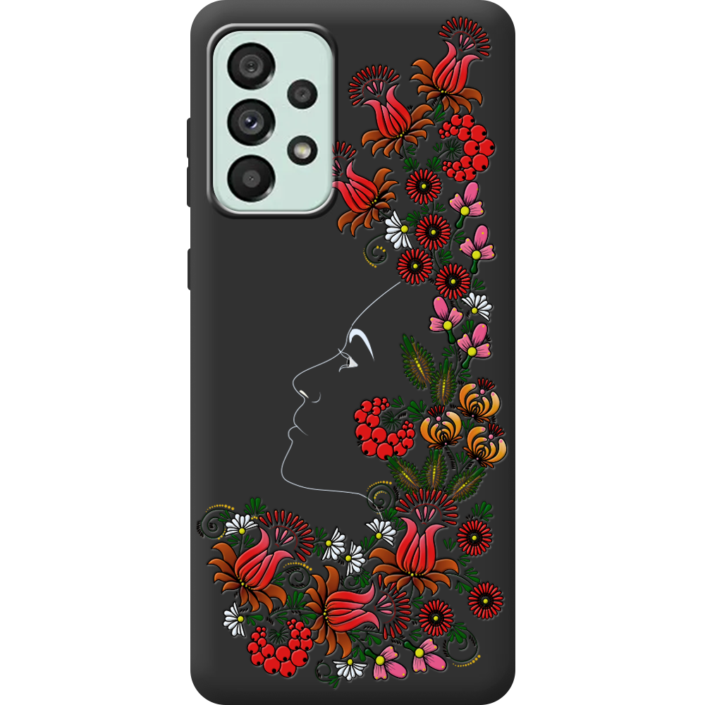 Чехол BoxFace Samsung Galaxy A73 5G (A736) 3D Ukrainian Muse Черный силикон (44139-bk64-44172)